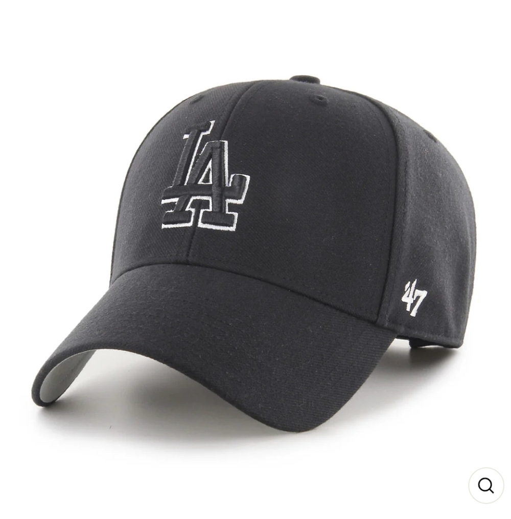 '47 Brand NWT Los Angeles Dodgers Black Cap